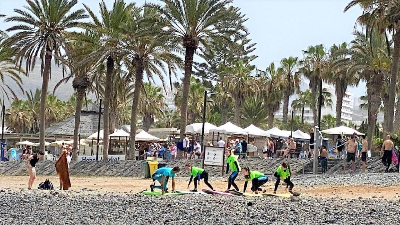 Beach And Pool In Playa De Las Americas 아파트 외부 사진